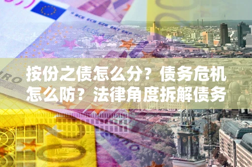 济南按份之债怎么分？债务危机怎么防？法律角度拆解债务分配与风险自保指南