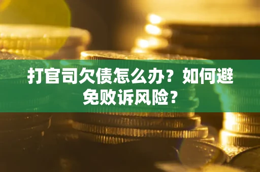 济南打官司欠债怎么办？如何避免败诉风险？