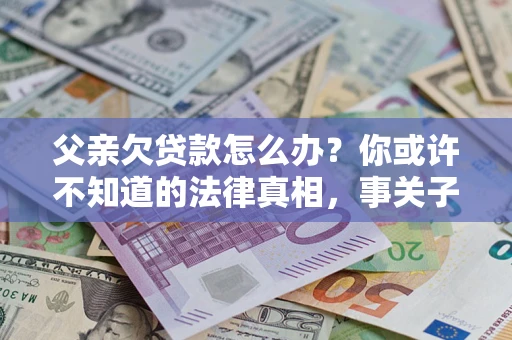 济南父亲欠贷款怎么办？你或许不知道的法律真相，事关子女未来