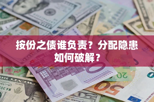 济南按份之债谁负责？分配隐患如何破解？