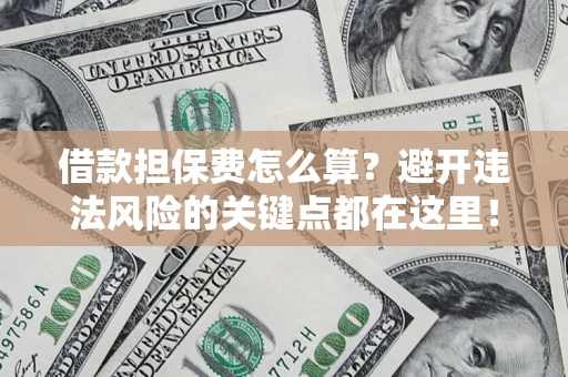 济南借款担保费怎么算？避开违法风险的关键点都在这里！