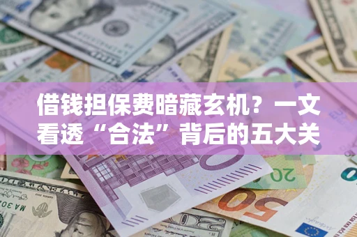 济南借钱担保费暗藏玄机？一文看透“合法”背后的五大关键陷阱