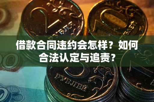济南借款合同违约会怎样？如何合法认定与追责？
